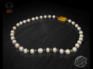 pearl necklace 3D Модель