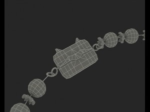 pearl necklace Modello 3D