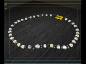 pearl necklace Modello 3D