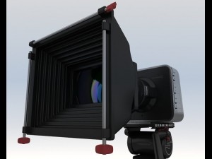 Blackmagic camera with tripod 3D Model