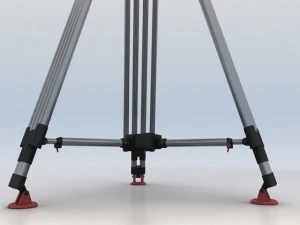 तिपाई के साथ ब्लैकमैजिक कैमरा 3D मॉडल