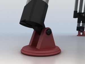 Blackmagic camera with tripod 3D Model