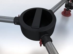 Blackmagic camera with tripod 3D Model