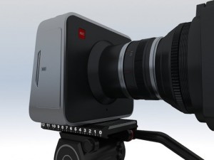 Blackmagic camera with tripod 3D Model