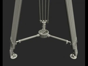 तिपाई के साथ ब्लैकमैजिक कैमरा 3D मॉडल