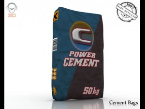 cement bag 3D Model