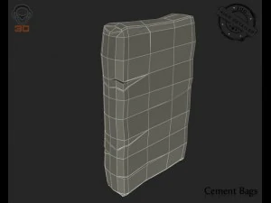 cement bag 3D Model