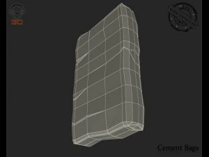 cement bag 3D Model