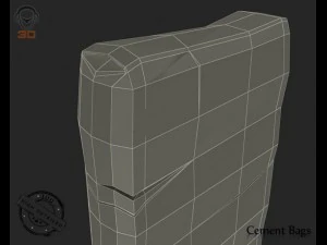 cement bag 3D Model