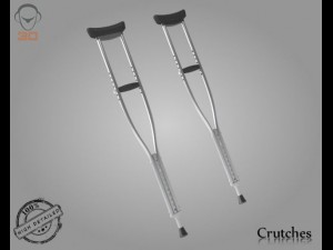 crutches 3D Model