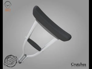 костыли 3D Модель