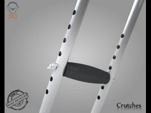 костыли 3D Модель