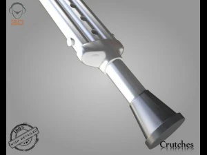 костыли 3D Модель