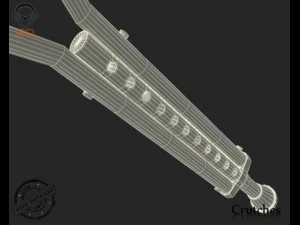 костыли 3D Модель