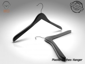 plastic clothes hanger 3D Model