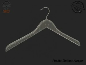 plastic clothes hanger 3D Model