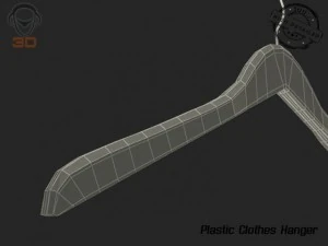 plastic clothes hanger 3D Model