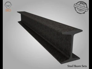 steel beam sets 3D Model