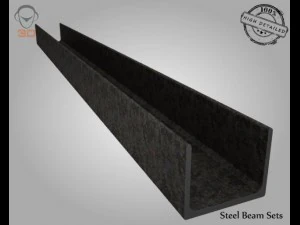 steel beam sets 3D Model