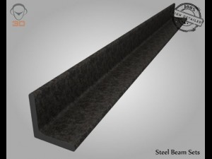 steel beam sets 3D Model