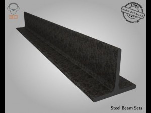 steel beam sets 3D Model