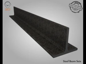 steel beam sets 3D Model