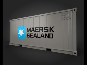 port containers 3D 모델