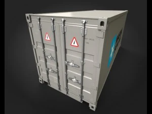 port containers 3D Model