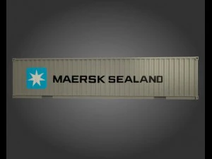 port containers 3D Model