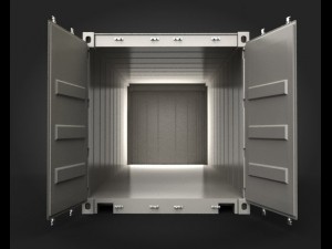 port containers 3D 모델