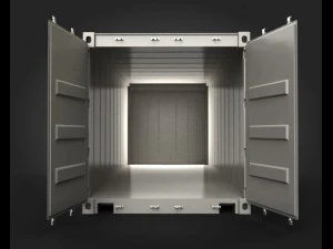 port containers 3D Model