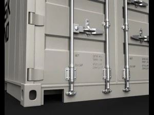 port containers 3D Model