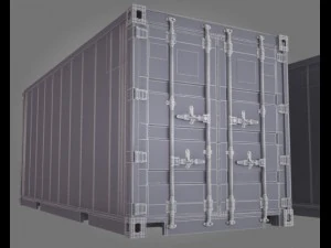 port containers 3D Model