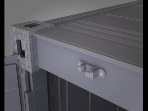 port containers 3D 모델