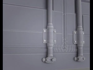 port containers 3D Model