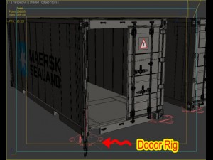 port containers 3D 모델