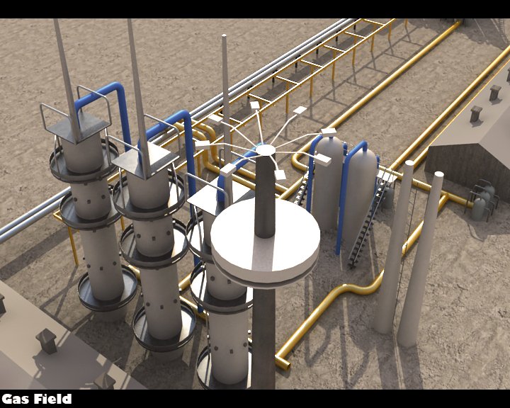 Gas field. Strilkove Gas field. Haynesville Gas field