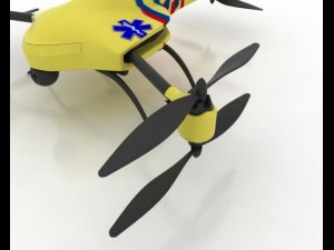 ambulance drone 3D-Modell