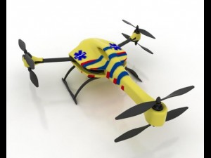 ambulance drone 3D-Modell
