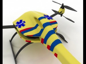 ambulance drone 3D-Modell