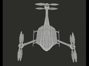 ambulance drone 3D-Modell