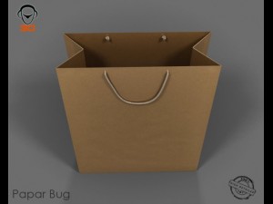 paper bag 3D Модель