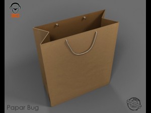 paper bag 3D Модель