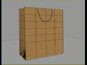 paper bag 3D Модель