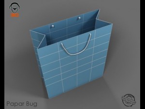 paper bag 3D Модель