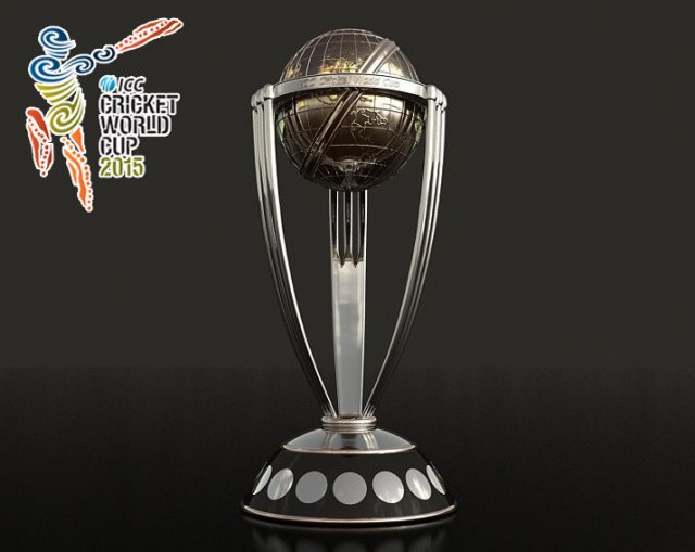 icc cricket cup 2015 trophy Modello 3D .c4d .max .obj .3ds .fbx .stl .blend 