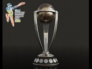 icc cricket cup 2015 trophy Modelo 3D