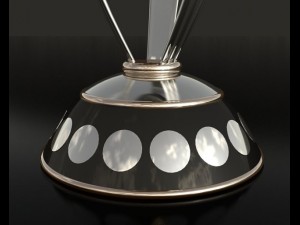 icc cricket cup 2015 trophy Modello 3D