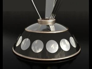 icc cricket cup 2015 trophy 3D Model