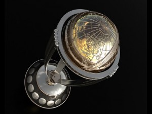 icc cricket cup 2015 trophy Modello 3D